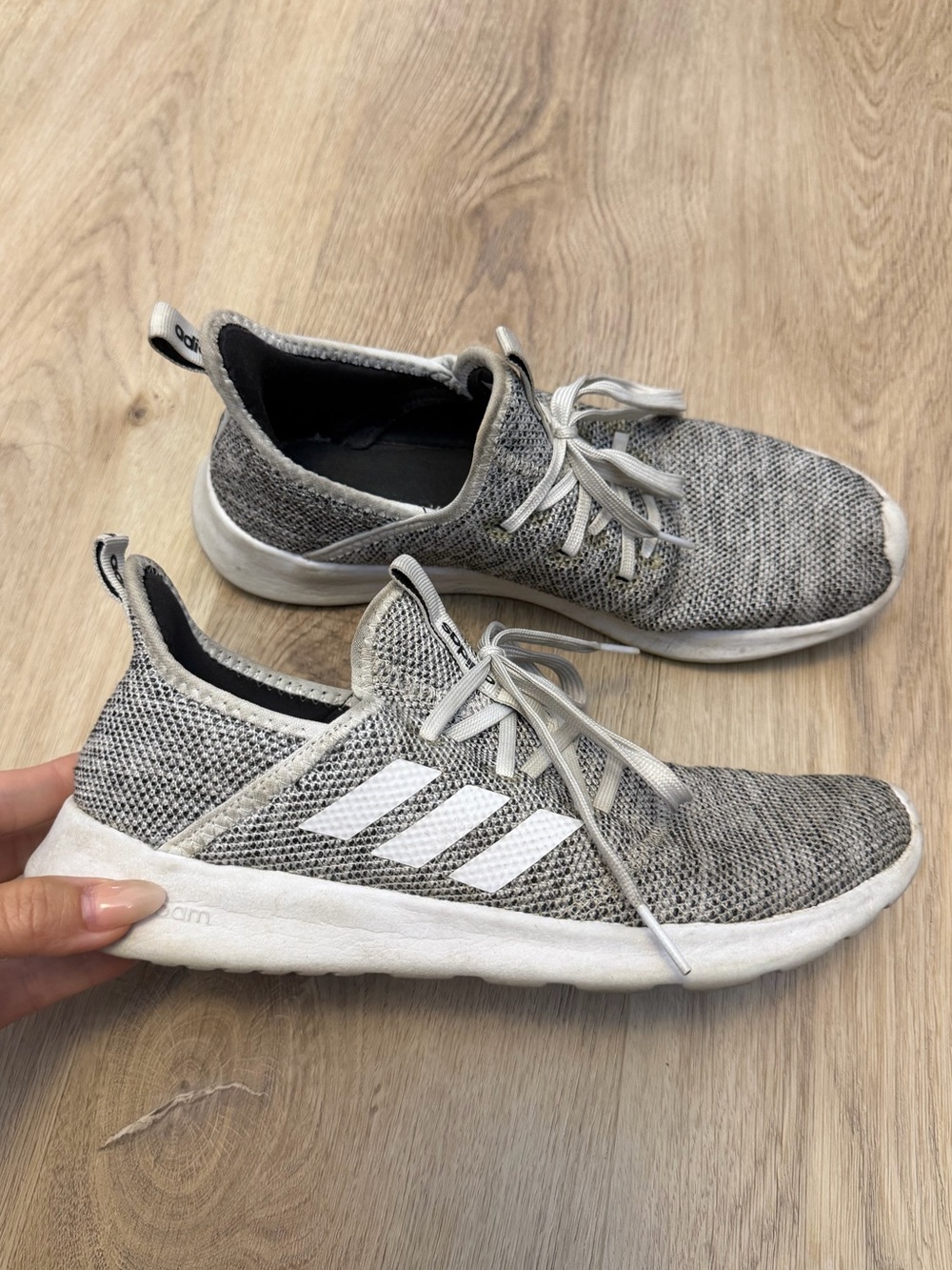 Adidas Grey Running Sneakers